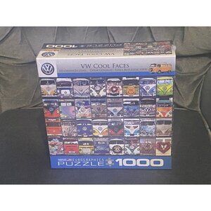 Eurographics Jigsaw Puzzle VW Cool Faces 1000 Pieces VW Van Bus Volkswag…
